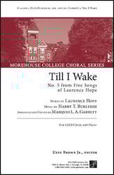 Till I Wake SATB choral sheet music cover